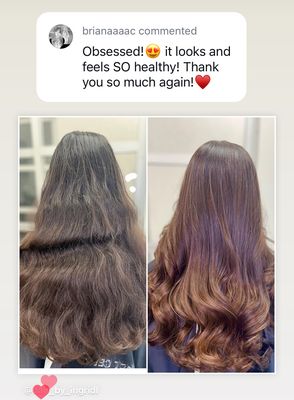 Caramel balayage