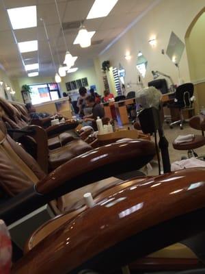 Pedicure area