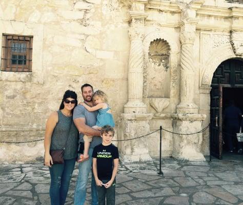 We took the kids to see a little Texas history!  Remember the Alamo