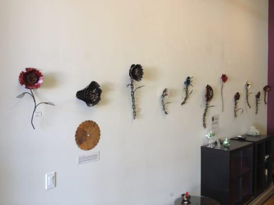 Yzzo Studios art, on display at Urban Legend Cellars in Oakland.