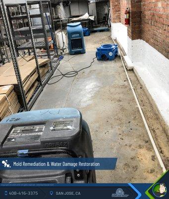 Commercial water damage restoration