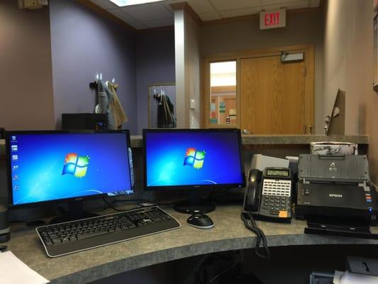 Just completed a brand new workstation PC installation with dual monitors. This type of setup allows for more Windows 7 deskt...