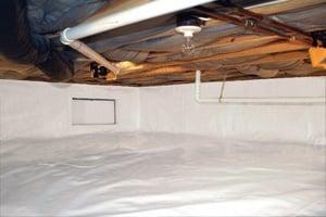 After: dry, clean crawl space!