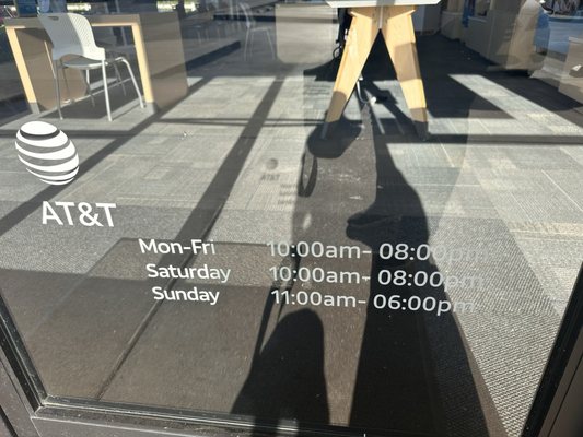 Store hours "allegedly "