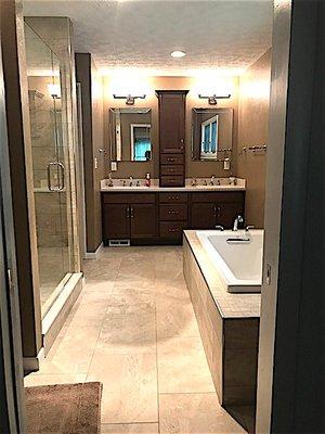 Transitional bath remodel