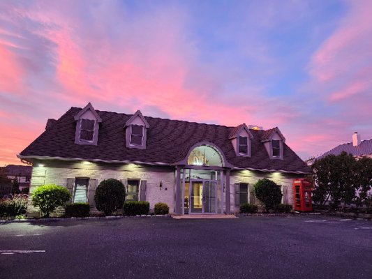 Sunset at the Brantwyn Building.