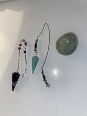 Pendulums and fluorite