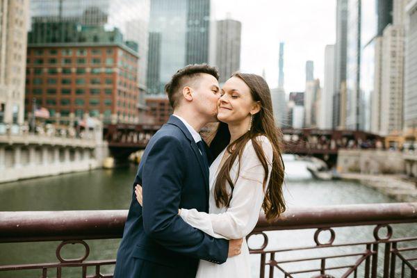 Chicago Riverwalk Elopement