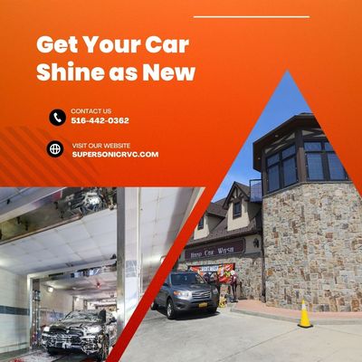 From dusty to delightful!  Our hand car wash can turn the dirtiest of cars into works of art. Swipe to reveal the transformation!