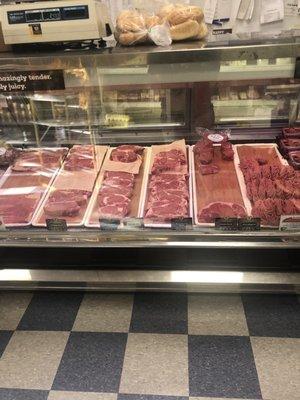 The great quality meat selection.