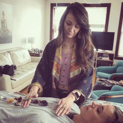 Reiki and crystal therapy