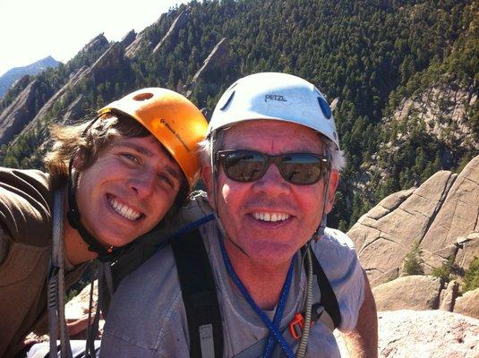 East Face 3rd Flatiron Summit! 70th Birthday Climb!