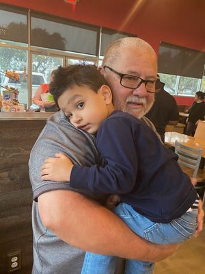 My great-grandson means alot to me.