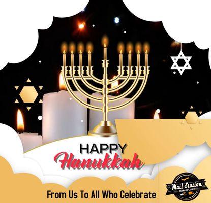 Happy Hanukkah, "Wishing you a Season of Peace" from all of us here at Mail Station.