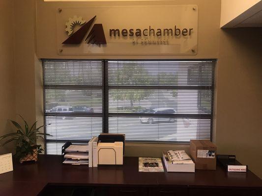 New CHAMBER OFFICE!