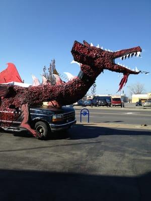 Seen in the parking lot on Grant and Amherst.  Used in the Dyngus Day Parade.