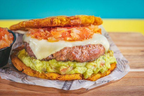 Patacón burger