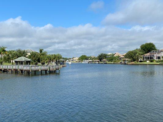 Saltwater Canals Palm Coast Florida