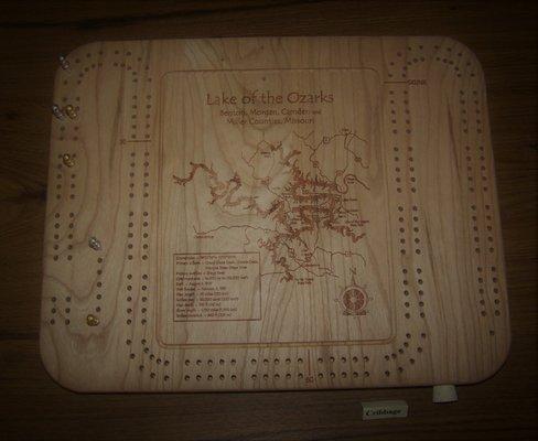 A new item for us this year. If you have a cribbage player. Made in the USA. We Ship everything.