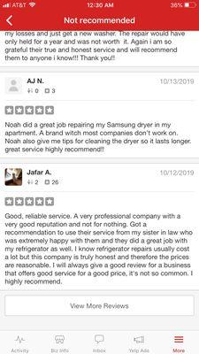 5 star review by customers.