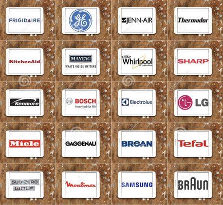 Brands of Appliances