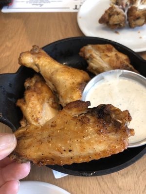 Wood Fire Roasted Chicken Wings Appetizer