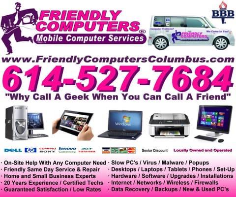 See our Ad in the Yellow Pages and Yellow Book