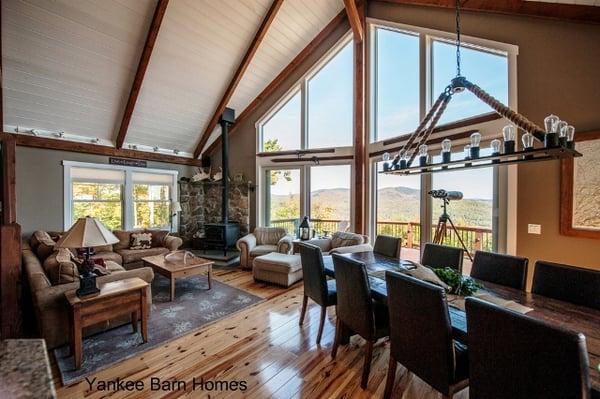 Moose Ridge Lodge, a smaller YBH post and beam.