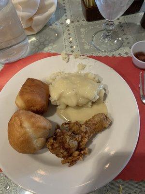 Fried chicken buffet on Sunday's at the Seasons Hotel! Amazing!