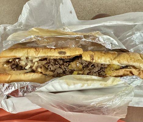 Steak and Cheese (12inch) (really good actually)