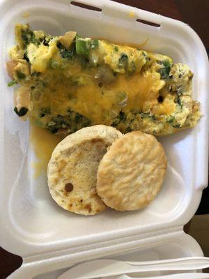 Veggie omelette