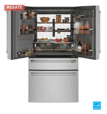 Cafe' Energy Star Smart 4 Door French Door Refrigerator