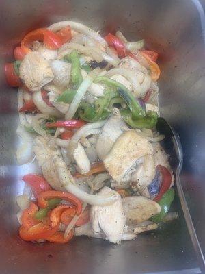 Chicken and vegetables