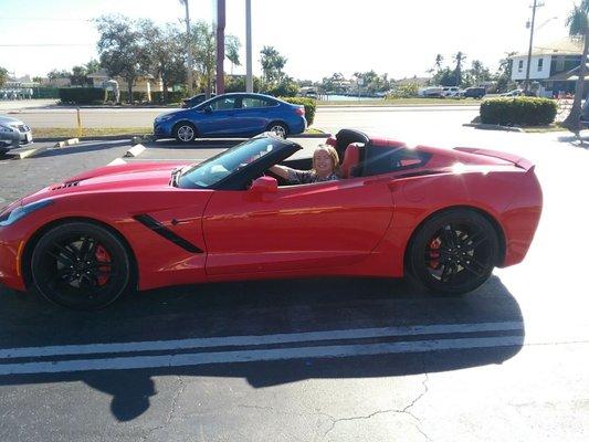 LOVED THE LITTLE RED CORVETTE