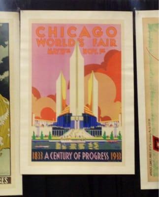 Back for more vintage posters, peut être?  World's Fair Or more World War Posters? Hmmm