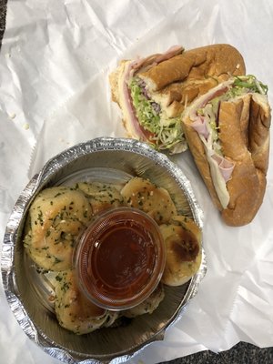 Italian Hoagie & Garlic Knots