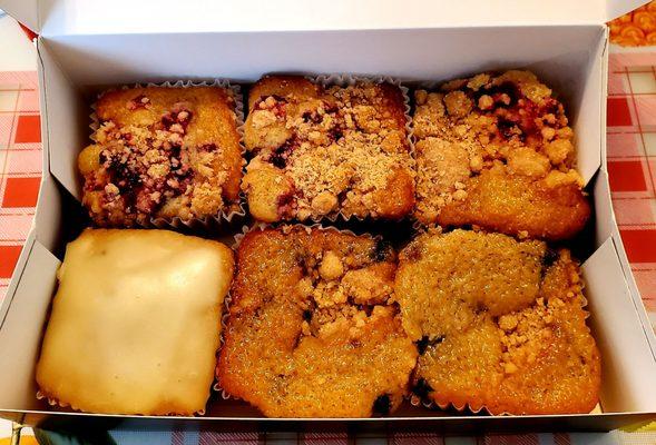 $2.10 each for the Cranberry & Blueberry Tea Cakes; $2 for the Original Tea Cake flavor. Honored my Maternal Grandparents' altar w/these.