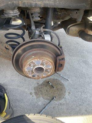 Old breaks and rotors