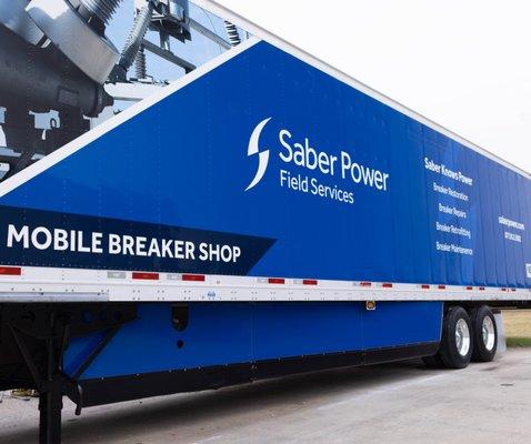 Saber Power Field Services can service your circuit breakers on-site with our Mobile Circuit Breaker Repair Shop.