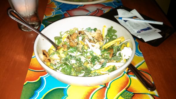 Arugala and goat cheese salad