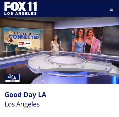 Lusanet Collective featured on Fox 11 Good Day LA by Araksya Karapetyan