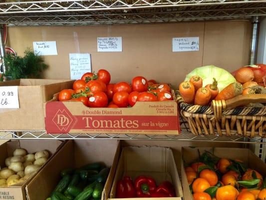 Fresh looking produce selection