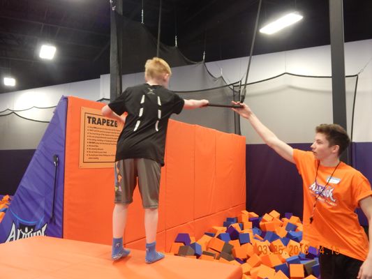 The daring young man on the flying trapeze