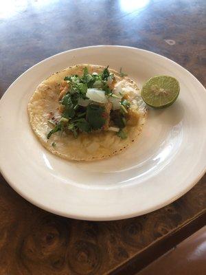 Taco de chicharrón