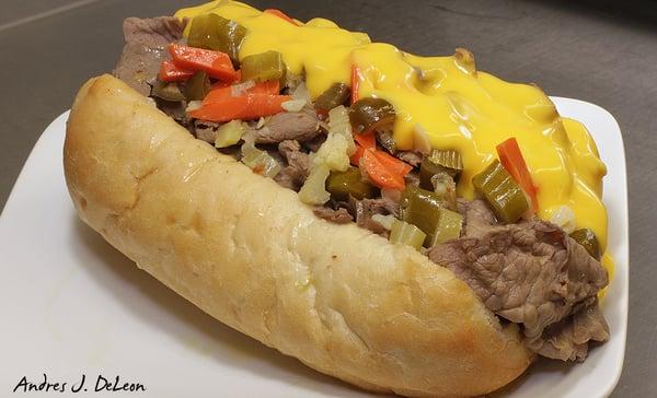 "BIG BEEF" with Giardineria and Nacho Cheese