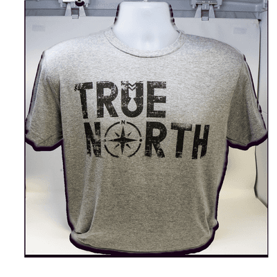 True North tri blend T-shirt.