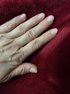 Gel Manicure.