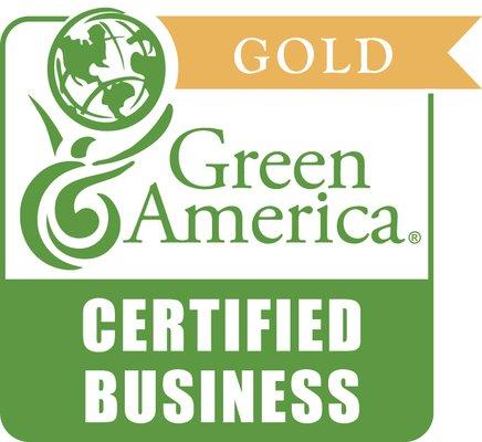 We are a certified green business.