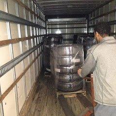 Loading Cargo into the truck with safety in everything we do