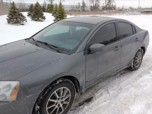 2004 Mitsubishi Galant tint by Professional Eclipse.